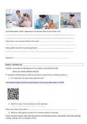 English Worksheet: jobs in heathcare