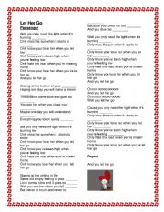 English Worksheet: Let he go