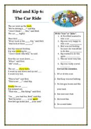 Bird and Kip. Episode 6-7. Worksheet.