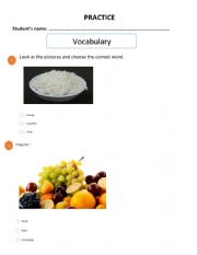 English Worksheet: vOCABULARY REVIEW