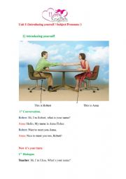 English Worksheet: Nice to meet you