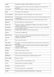 English worksheet: voc