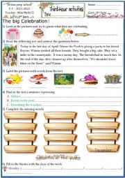 English Worksheet: 8th form catch up lesson