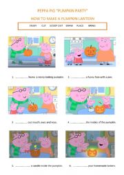 English Worksheet: Peppa Pig 