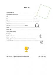 English Worksheet: 
