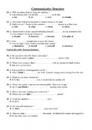 English worksheet: Structure