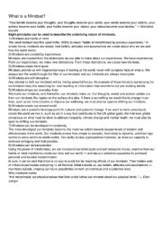 English Worksheet: Mindset