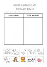 WILD ANIMALS VS FARM