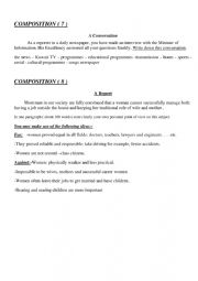 English Worksheet: Writing