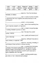 Spelling Words Definitions Grade 4 Week 18