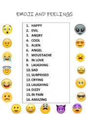 Emoji and feelings