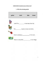 Telling time and basic vocabulary 