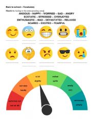 English Worksheet: Feelings and intensity adverbs