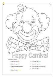English Worksheet: Carnival 