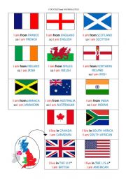 English Worksheet: Nationalities_Countries