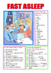 English Worksheet: Picture description exercise