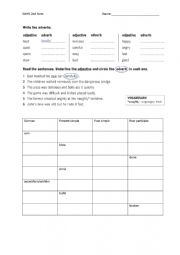 English Worksheet: Show what you know