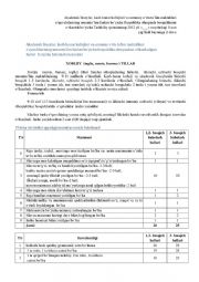 English Worksheet: olympiad test