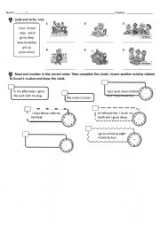 English Worksheet: unit 4: My english trip test