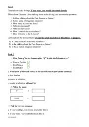 Second Conditional Guided Discovery Worksheet