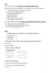 English Worksheet: Second Conditional Guided Discovery Worksheet