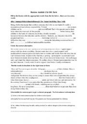 review module one for 9th forms
