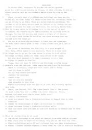 English Worksheet: Reading Comprehension