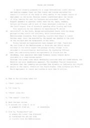 English Worksheet: Reading Comprehension