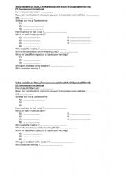 Worksheet on Toastmasters club - practice speaking 