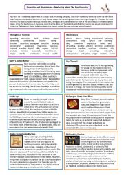 Adjectives for Food Marketing Ideas: Debating Role Play