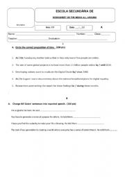 Prepositions + Reported Speech