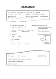 English Worksheet: Narrative layout