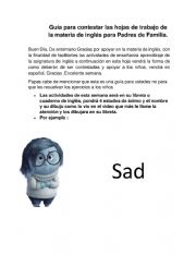 English Worksheet: Emotios 