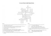 Crossword Puzzle (Health Related Words from Decisions for Health)