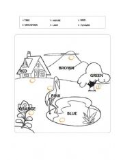 English Worksheet: Outdoors