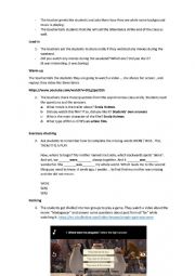 English Worksheet: lesson on simple past