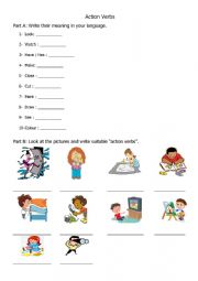 Action Verbs Part 3