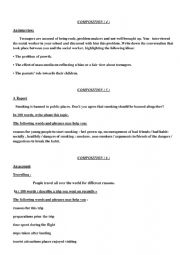 English Worksheet: Writing