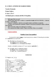 English Worksheet: Genitive ccase