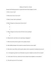 English Worksheet: Whodunit? Death On U Street Chapters 5,6