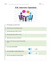 English Worksheet: ESL Intake Form
