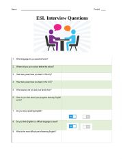 ESL Intake Form