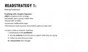 English Worksheet: Reading Strategy- Predicting table