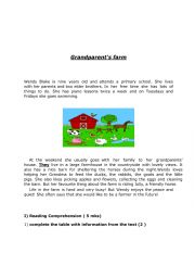 English Worksheet: 7 th form full test 2