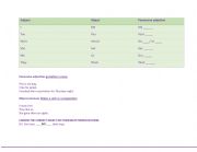 English Worksheet: Pronouns (object and possessive)