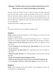 English Worksheet: Project plans for Upstream Intermediate (Unit 1-4)