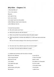 English Worksheet: Billy Elliot