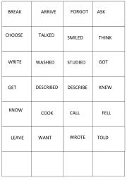 English Worksheet: Domino - Past simple Verbs 