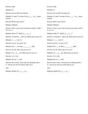 English Worksheet: test