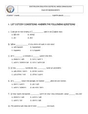 English Worksheet: condicionals sentences